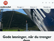 Tablet Screenshot of medieverket.no